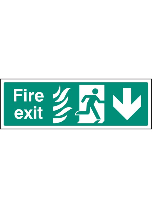 Htm Fire Exit Arrow Down