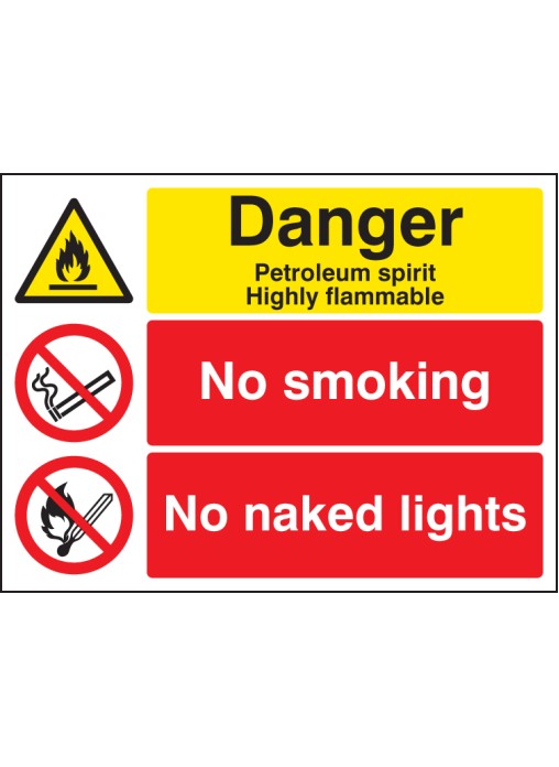 Petroleum Spirit No Smoking No Naked Lights