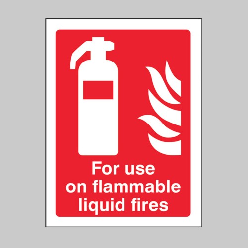 For Use On Flammable Liquid Fires