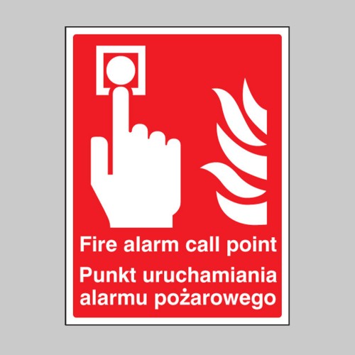 Fire Alarm Call Point (English / Polish)