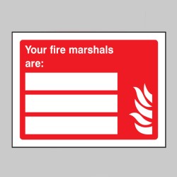 Your Fire Marshals Are (Space for 3 People)