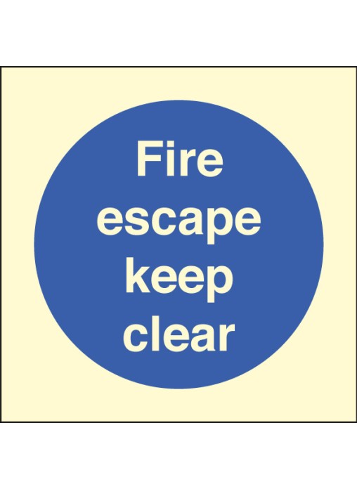 Fire Escape Keep Clear