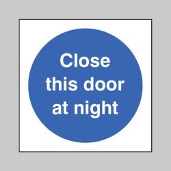 Close this Door At Night