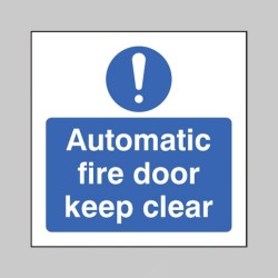 Automatic Fire Door Keep Clear