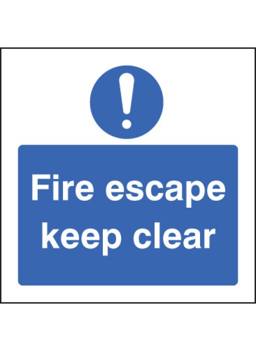 Fire Escape Keep Clear