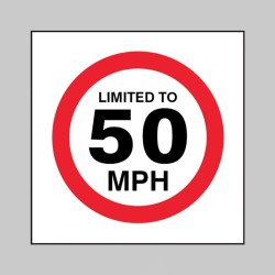 Limited to 50mph