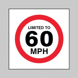 Limited to 60mph