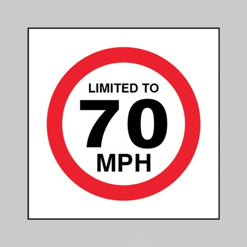 Limited to 70mph