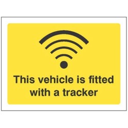 This Vehicle is Fitted with a Tracker