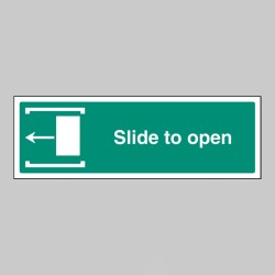 Slide to Open - Arrow Left