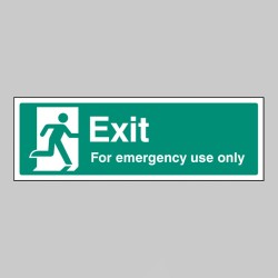 Exit for Emergency Use Only