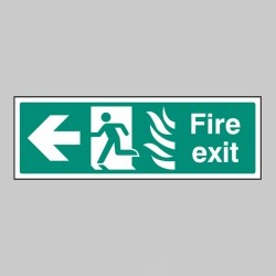 HTM Fire Exit - Arrow Left