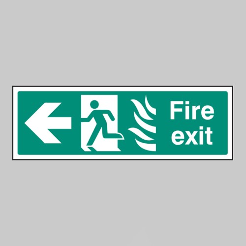 HTM Fire Exit - Arrow Left