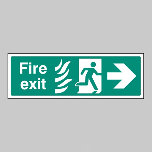 HTM Fire Exit - Arrow Right