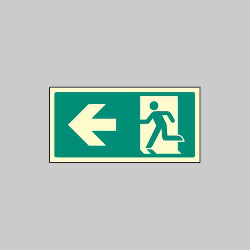 Intermediate Fire Exit Marker - Arrow Left