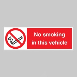 No Smoking in the Vehicle