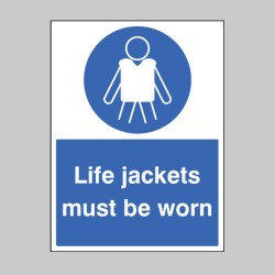 Life Jackets Must be Worn