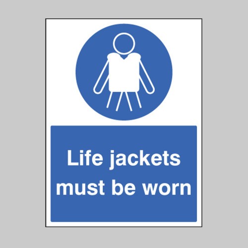 Life Jackets Must be Worn