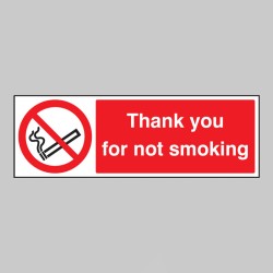 Please Do Not Smoke- Thank You