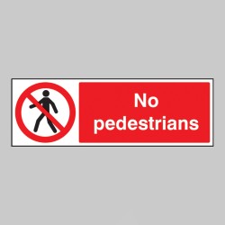 No Pedestrians