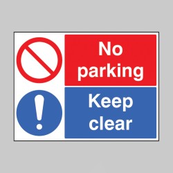 No Parking - Keep Clear