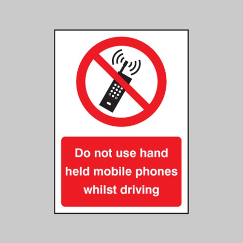 Do Not Use Hand Held Mobiles Driving