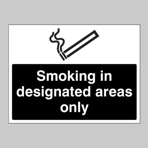 Smoking in Designated Areas Only