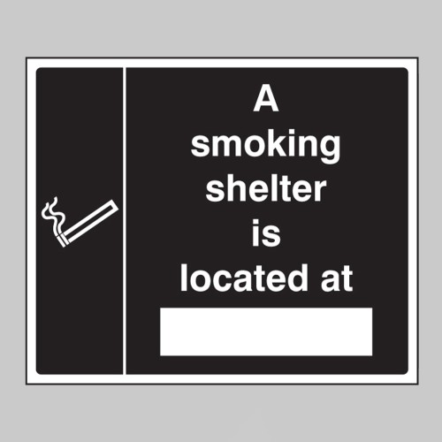 Smoking Shelter Located At (Space for Location)