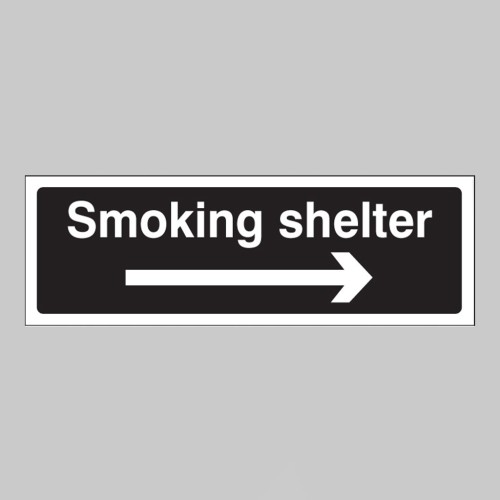 Smoking Shelter - Arrow Right