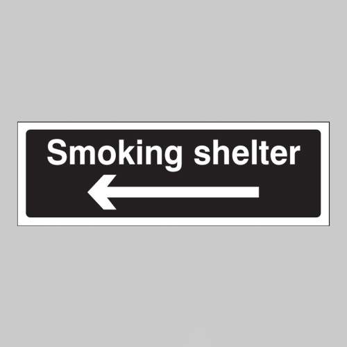 Smoking Shelter - Arrow Left