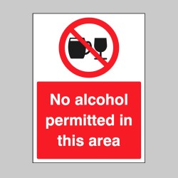 No Alcohol Permitted in this Area