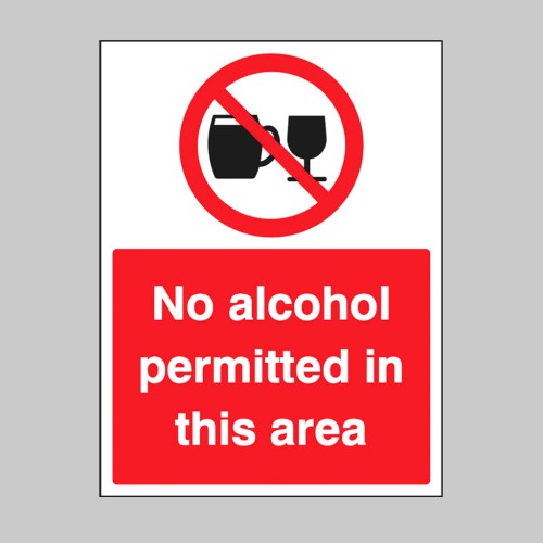 No Alcohol Permitted in this Area