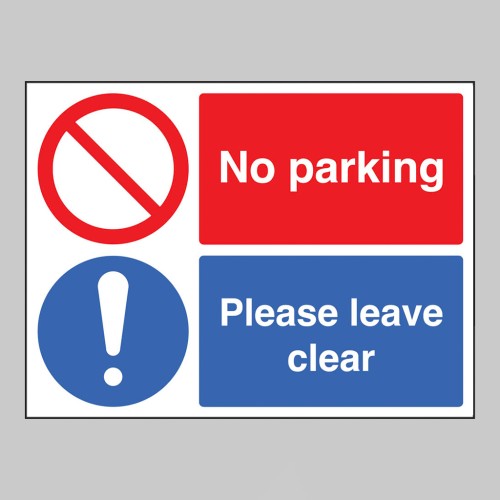 No Parking - Please Leave Clear