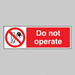 Do Not Operate