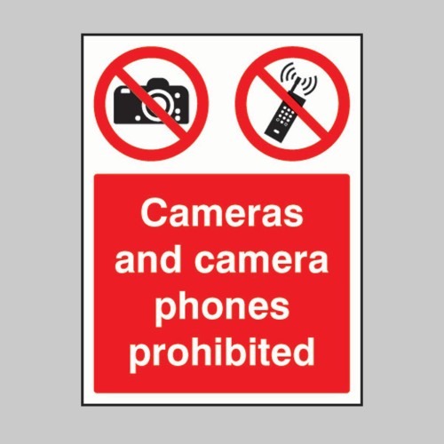 Cameras and Camera Phones Prohibited