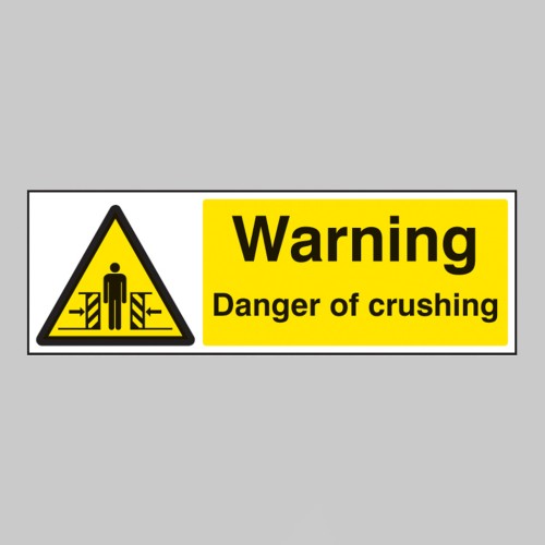 Warning - Danger of Crushing