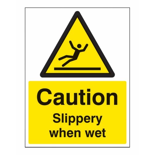 Caution - Slippery When Wet