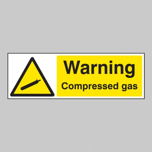 Warning - Compressed Gas