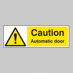 Caution - Automatic Door