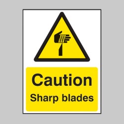 Caution - Sharp Blades