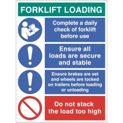 Forklift Loading Daily Checks - Secure Loads