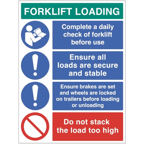 Forklift Loading Daily Checks - Secure Loads