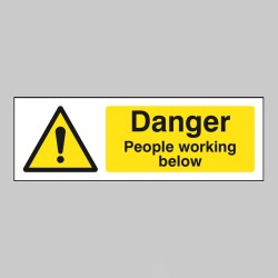 Danger - People Working Below