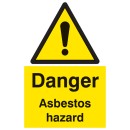 Danger - Asbestos Hazard