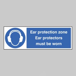 Ear Protection Zone Ear Protectors Must be Worn