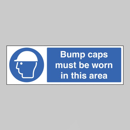 Bump Caps must be Worn in this Area