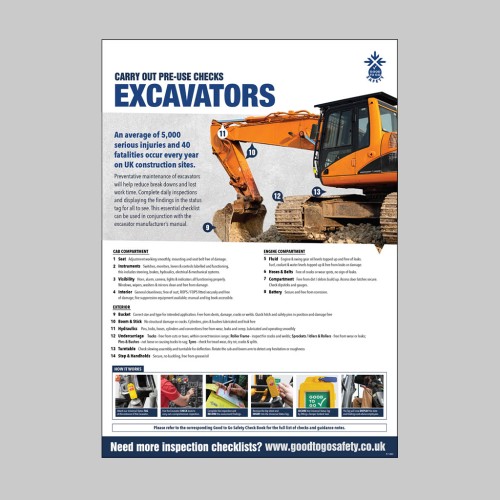 Excavator Inspection - Poster