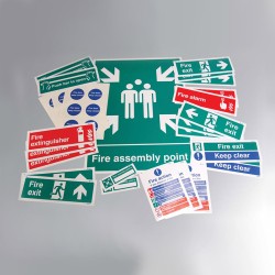 Fire Safety Signs Kit