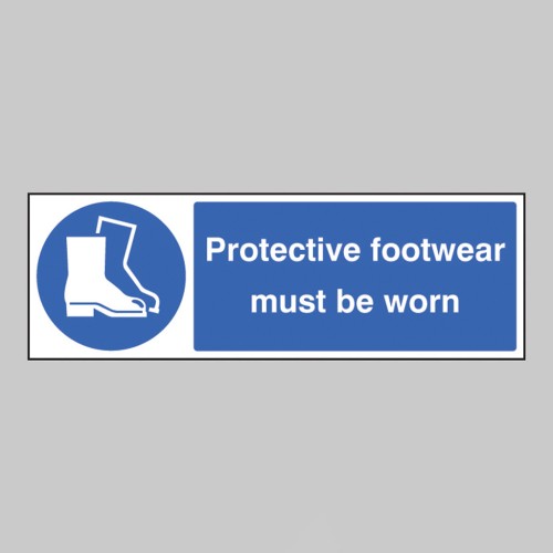 Protective Footwear Must be Worn