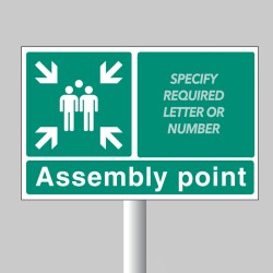 Assembly Point with Channelling - Select Number or Letter